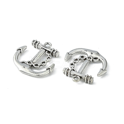 Tibetan Style Alloy Anchor Pendants LS-X-TIBEP-839-AS-NR-1
