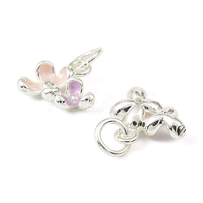 Brass Enamel Charms LS-KK-C107-19S-1