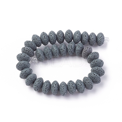 Natural Lava Rock Beads Strands G-F671-01B-19-1