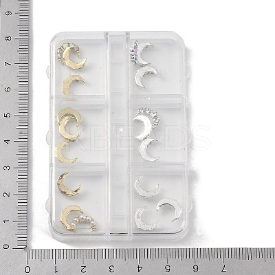 Alloy Rhinestone Cabochons MRMJ-L019-01B-1
