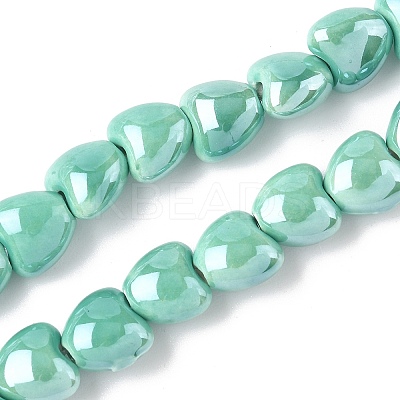 Handmade Porcelain Beads Strands PORC-Z002-02C-1
