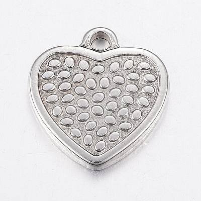 Non-Tarnish 304 Stainless Steel Textured Pendants LS-STAS-G172-39P-1
