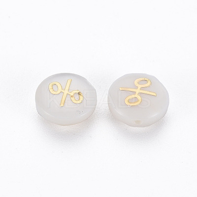 Natural Freshwater Shell Beads LS-SHEL-N003-22-04-1