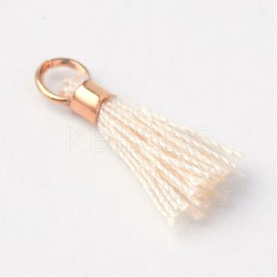 Polycotton(Polyester Cotton) Tassel Pendant Decorations OCOR-S102-19-1