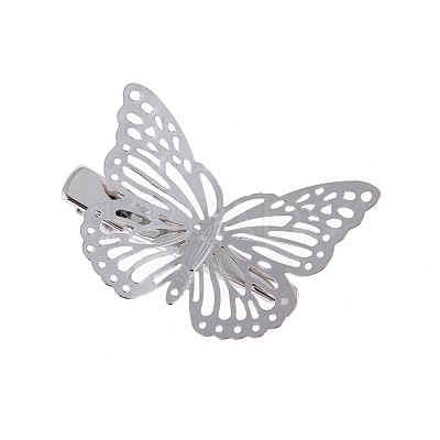 Hollow Butterfly Alloy Alligator Hair Clips PW-WG60457-02-1