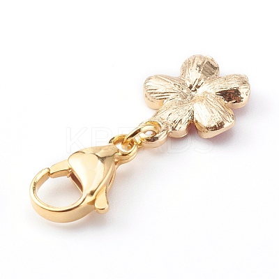 Zinc Alloy Enamel Pendants HJEW-JM00432-1