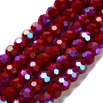Opaque Glass Beads Strands EGLA-A035-P10mm-L02-1