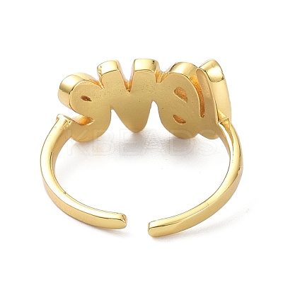Love Finger Ring for Girl Women KK-C224-07G-1