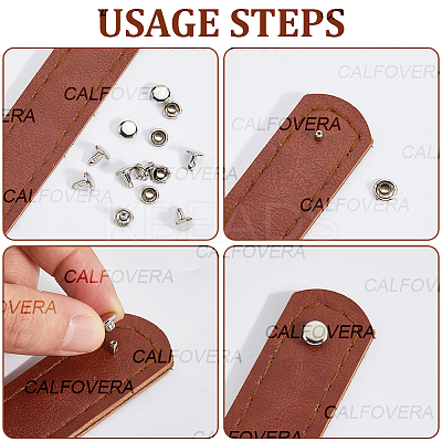 120 Sets Iron Decorative Rivets IFIN-CL0001-01-1