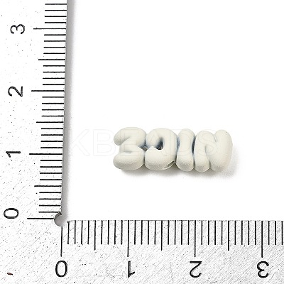 Spray Painted Alloy Beads PALLOY-S038-11B-1