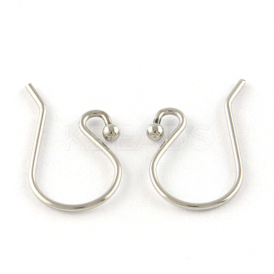 Tarnish Resistant 201 Stainless Steel Earring Hooks STAS-R063-33-1