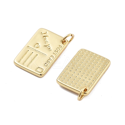 Brass Pendants X-KK-Q006-08G-1