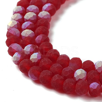 Transparent Glass Beads Strands EGLA-A034-T4mm-MB07-1