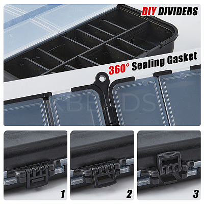 Plastic Fishing Hook Storage Box AJEW-WH0542-041-1