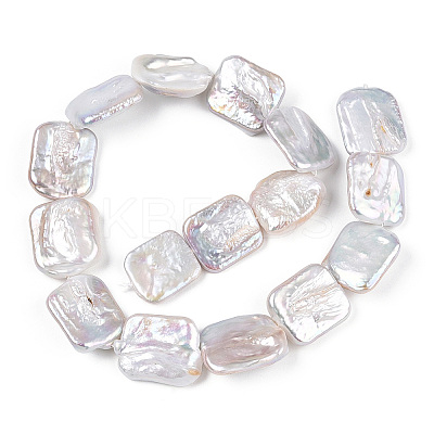 Natural Keshi Pearl Beads Strands PEAR-S020-D08-1