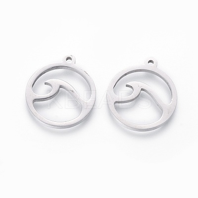 Non-Tarnish 201 Stainless Steel Pendants STAS-F231-066P-1