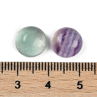Natural Colorful Fluorite Cabochons G-I370-06A-1