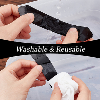 AHADEMAKER 20Pcs 2 Style PU Self Adhesive Non Slip Carpet Stickers FIND-GA0005-66-1