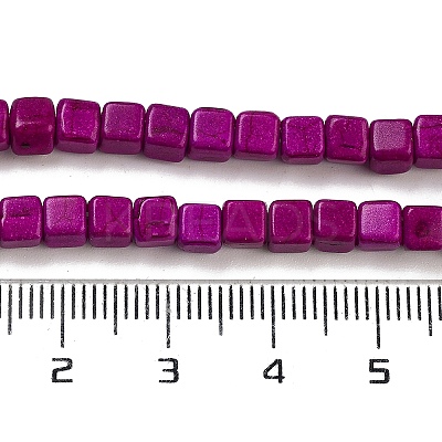 Synthetic Turquoise Beads Strands X-TURQ-G108-4x4mm-02-1
