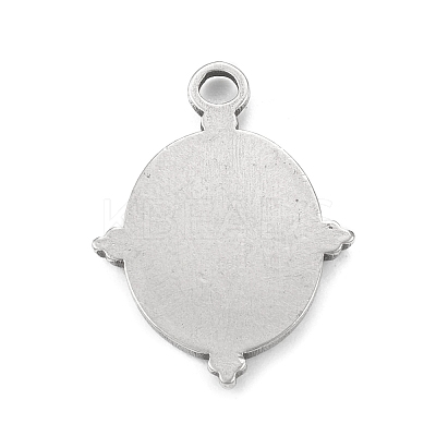 Non-Tarnish 304 Stainless Steel Pendants STAS-F287-24P-1