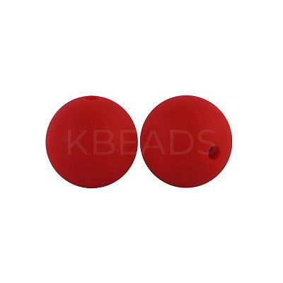 Silicone Beads Round Rubber Bead 15MM Loose Spacer Beads for DIY Supplies Jewelry Keychain Making FIND-SX0001-205-1