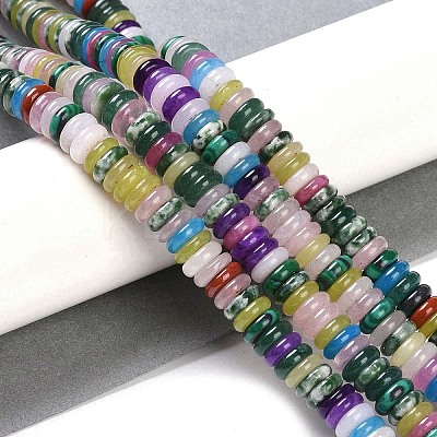 Natural & Synthetic Mixed Stone Beads Strands G-Q159-B12-01-1