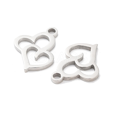 Non-Tarnish 316 Surgical Stainless Steel Charms STAS-Q314-21P-1
