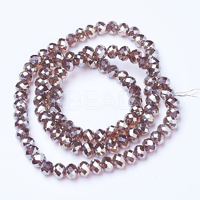 Electroplate Glass Beads Strands LS-EGLA-A034-T6mm-C12-1