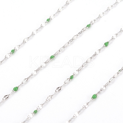 Handmade 304 Stainless Steel Dapped Chains CHS-D026-16P-P-1