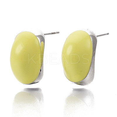 (Jewelry Parties Factory Sale)Alloy Enamel Stud Earring EJEW-N012-14P-1