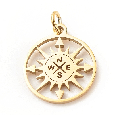 201 Stainless Steel Pendants STAS-G258-03G-1