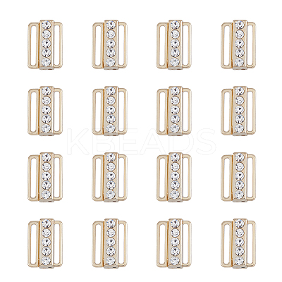16Pcs Zinc Alloy Rhinestone Bikini Clips FIND-FH0007-22-1