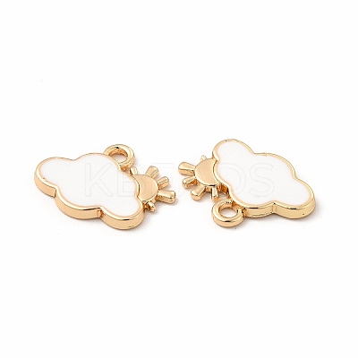 Alloy Enamel Charms FIND-A025-18G-03-1