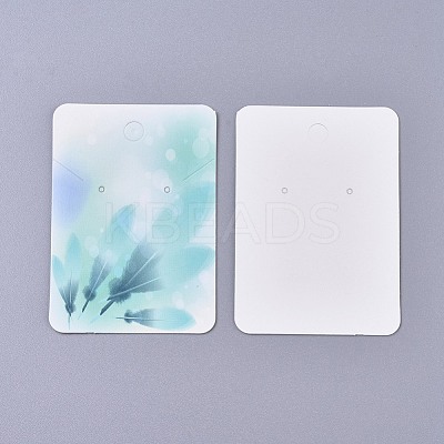 Cardboard Earring Display Cards CDIS-WH0013-05F-1