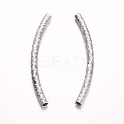 Brass Tube Beads KK-D519-04-NR-1