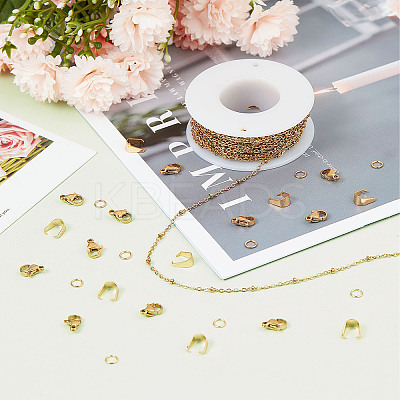DIY Chain Necklaces Making Kits DIY-SC0020-82-1