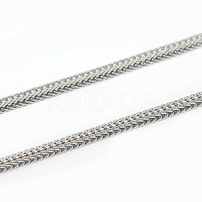 Tarnish Resistant 304 Stainless Steel Wheat Chains CHS-L001-167-1