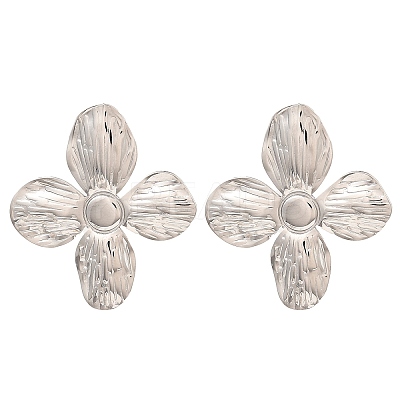 Non-Tarnish 304 Stainless Steel Stud Earrings for Women EJEW-E291-03P-1