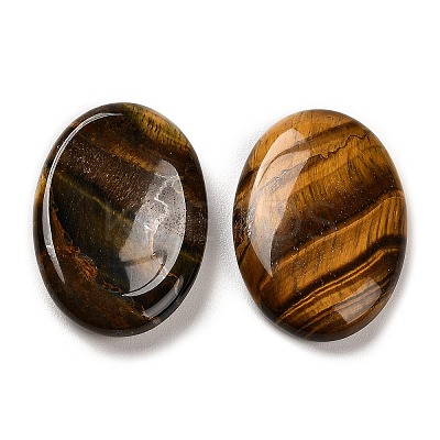 Natural Tiger Eye Oval Worry Stone LS-G-R487-01D-1