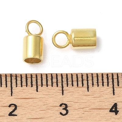 925 Sterling Silver Cord Ends STER-P055-02C-G-1