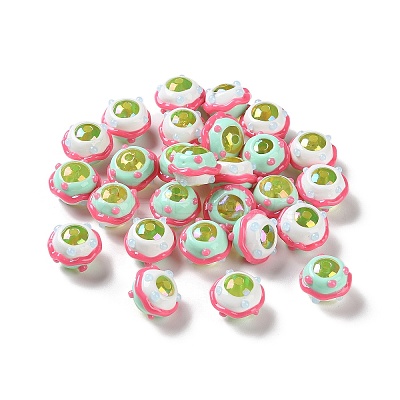 Opaque Acrylic Beads ACRC-H001-01C-1
