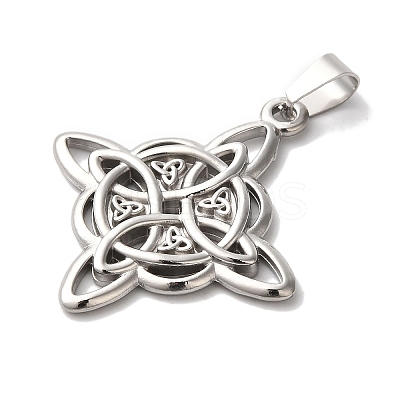 Non-Tarnish 304 Stainless Steel Pendants STAS-L081-033P-1