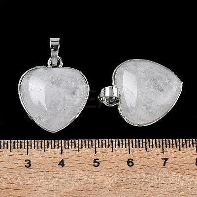 Natural Quartz Crystal Pendants G-A298-03P-1