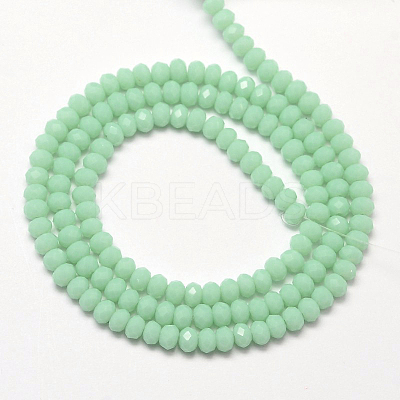 Faceted Rondelle Glass Beads Strands EGLA-J134-3x2mm-A07-1