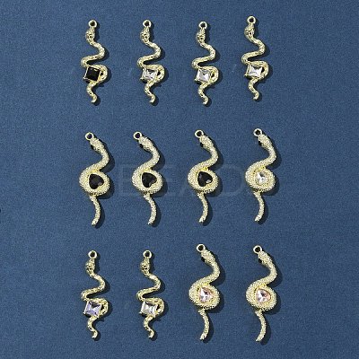 12Pcs 2 Styles Rack Plating Alloy Pendants FIND-FS0003-69-1