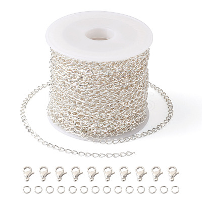 DIY Chain Bracelet Necklace Making Kit DIY-YS0001-43-1