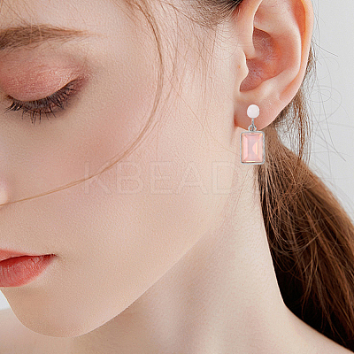 20Pcs 2 Colors 316 Surgical Stainless Steel Clip-on Earring Findings STAS-BBC0008-58A-1