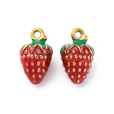 304 Stainless Steel Enamel Pendants LS-STAS-B085-42G-02-1
