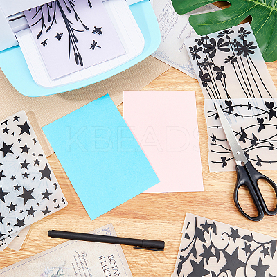 Christmas Plastic Embossing Folders DIY-WH0186-45-1