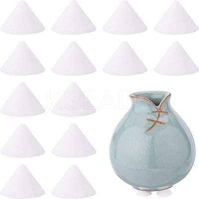 40Pcs Aluminium Oxide Burning Kiln Branch Bases AJEW-FH0001-82-1
